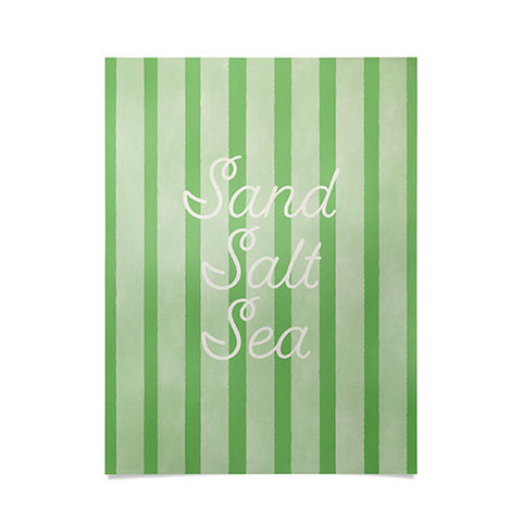 DENY Designs sand salt sea Poster