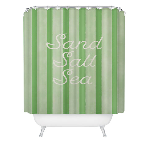 DENY Designs sand salt sea Shower Curtain
