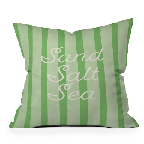 DENY Designs sand salt sea Outdoor Throw Pillow