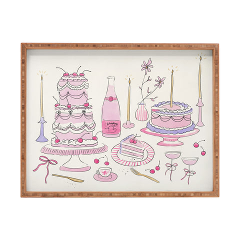 DENY Designs southeast preppy afternoon tea Rectangular Tray