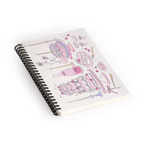 DENY Designs southeast preppy afternoon tea Spiral Notebook