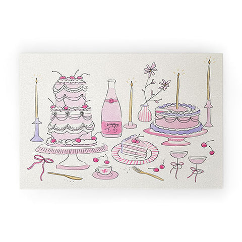 DENY Designs southeast preppy afternoon tea Welcome Mat