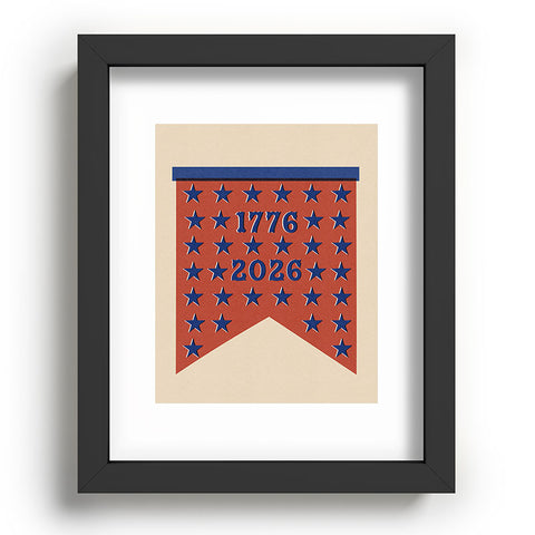 DENY Designs Star Banner Recessed Framing Rectangle