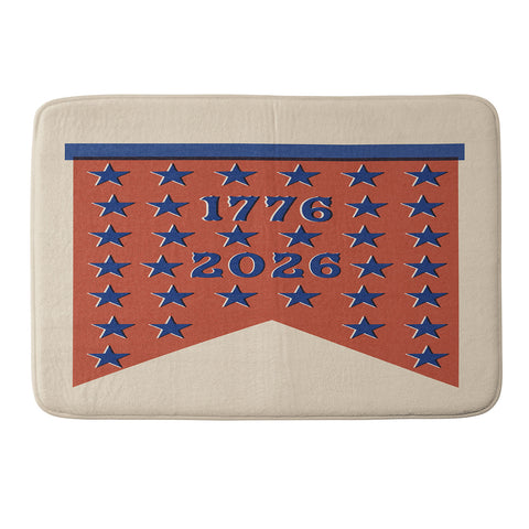 DENY Designs Star Banner Memory Foam Bath Mat