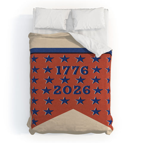 DENY Designs Star Banner Duvet Cover