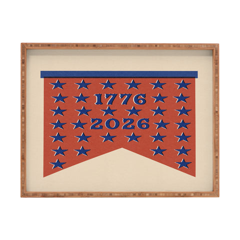 DENY Designs Star Banner Rectangular Tray