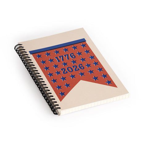 DENY Designs Star Banner Spiral Notebook