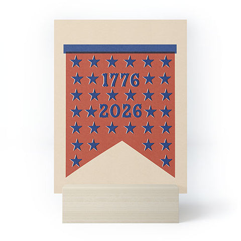 DENY Designs Star Banner Mini Art Print