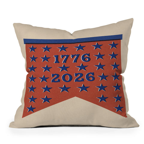 DENY Designs Star Banner Throw Pillow