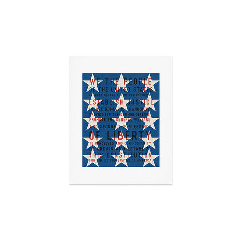 DENY Designs Starred Preamble Art Print