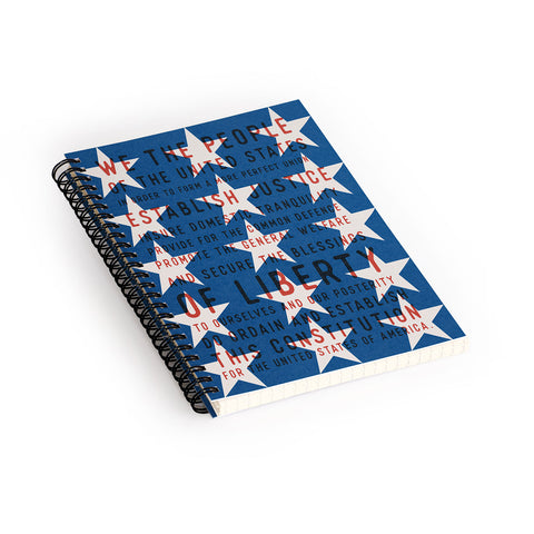 DENY Designs Starred Preamble Spiral Notebook