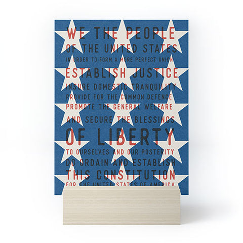 DENY Designs Starred Preamble Mini Art Print
