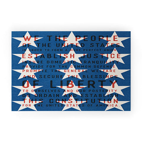 DENY Designs Starred Preamble Welcome Mat