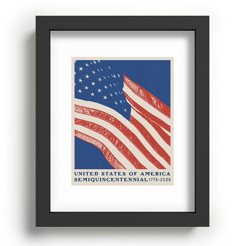 DENY Designs Stars n Stripes Semiquincentennial Recessed Framing Rectangle