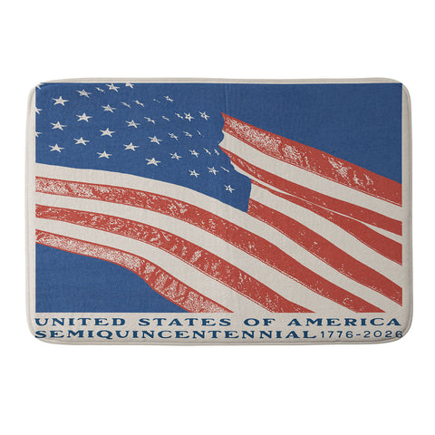 DENY Designs Stars n Stripes Semiquincentennial Memory Foam Bath Mat