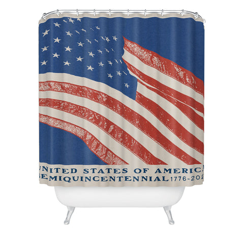 DENY Designs Stars n Stripes Semiquincentennial Shower Curtain