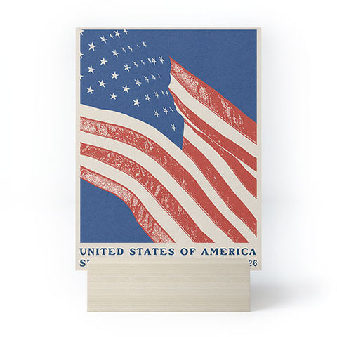 DENY Designs Stars n Stripes Semiquincentennial Mini Art Print