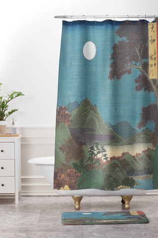 DENY Designs Tatsutagawa Shower Curtain And Mat