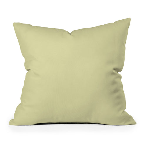 DENY Designs Tender Yellow 607c Outdoor Throw Pillow
