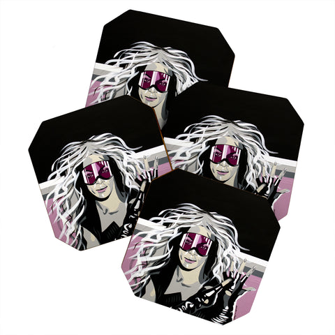 DENY Designs Uptripping Beyonce Coaster Set
