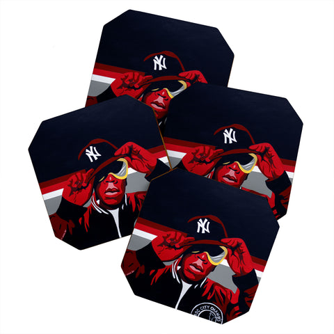 DENY Designs Uptripping Jay Z Coaster Set