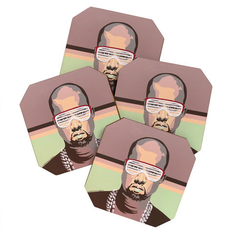 DENY Designs Uptripping Kanye Coaster Set
