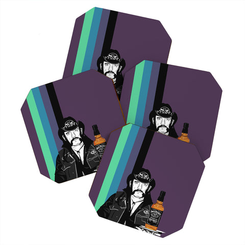 DENY Designs Uptripping Lemmy Coaster Set