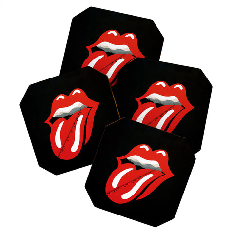 DENY Designs Uptripping Satisfaction Coaster Set
