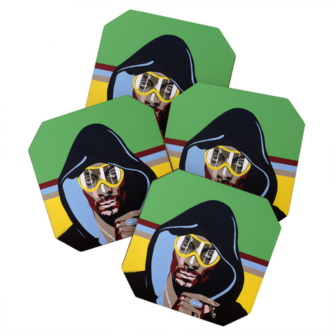 DENY Designs Uptripping Snoop Dogg Coaster Set