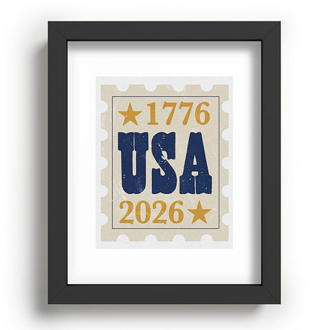 DENY Designs USA Stamp Recessed Framing Rectangle