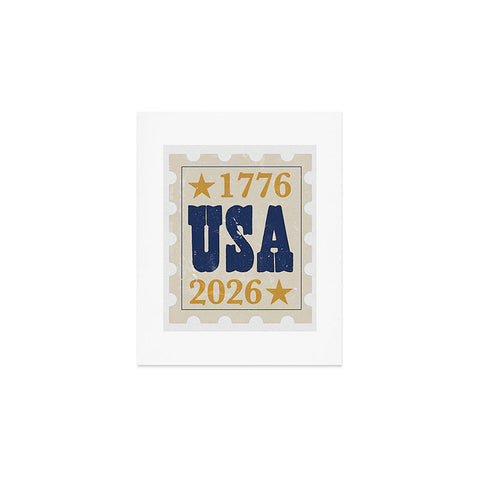DENY Designs USA Stamp Art Print