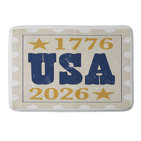DENY Designs USA Stamp Memory Foam Bath Mat