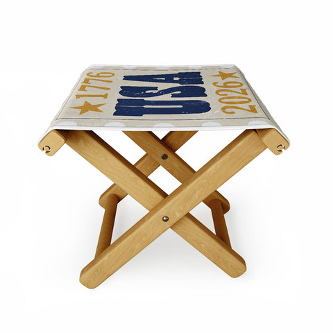 DENY Designs USA Stamp Folding Stool