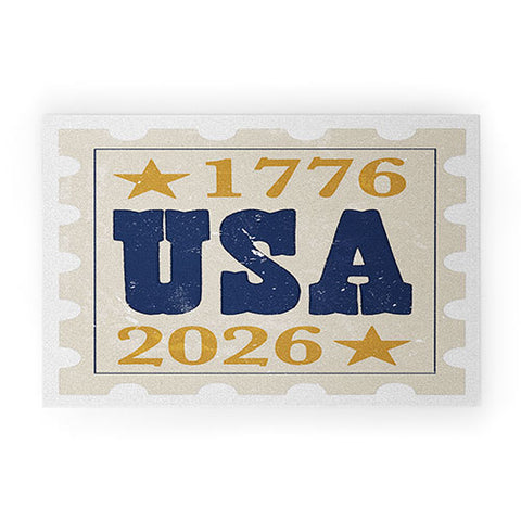 DENY Designs USA Stamp Welcome Mat