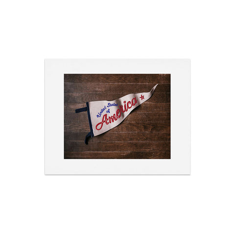 DENY Designs USA Stitched Pennant Art Print