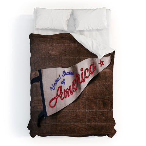 DENY Designs USA Stitched Pennant Comforter