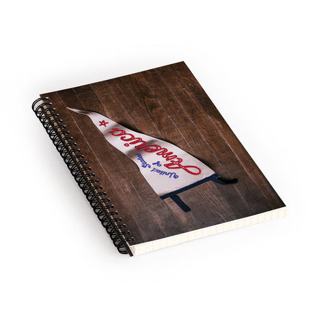 DENY Designs USA Stitched Pennant Spiral Notebook