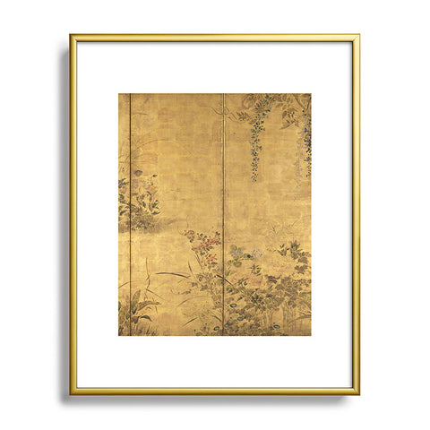 DENY Designs Vegetables of the Four Seasons Metal Framed Art Print