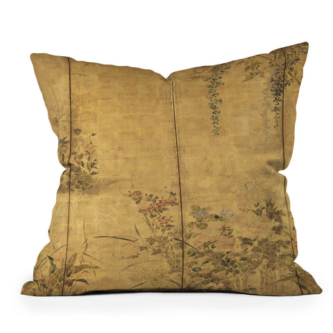 DENY Designs Vegetables of the Four Seasons Outdoor Throw Pillow