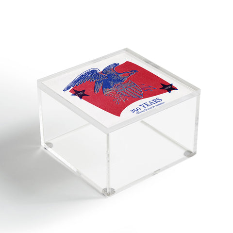 DENY Designs Vintage Eagle Shield Acrylic Box
