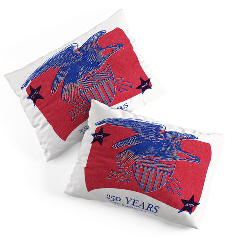 DENY Designs Vintage Eagle Shield Pillow Shams