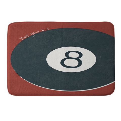 DENY Designs Vintage Games 8ball Memory Foam Bath Mat
