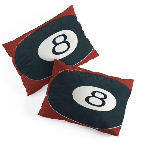 DENY Designs Vintage Games 8ball Pillow Shams