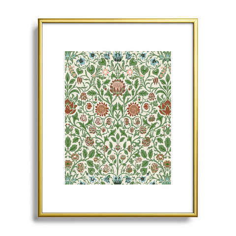 DENY Designs Violet and Columbine Metal Framed Art Print