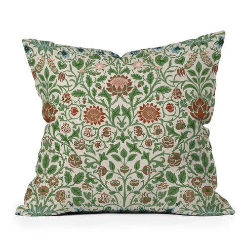 DENY Designs Violet and Columbine Throw Pillow