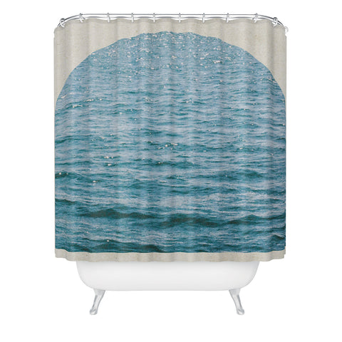 DENY Designs Waves Window Shower Curtain