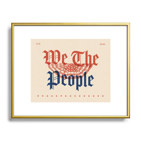 DENY Designs We The People ii Metal Framed Art Print