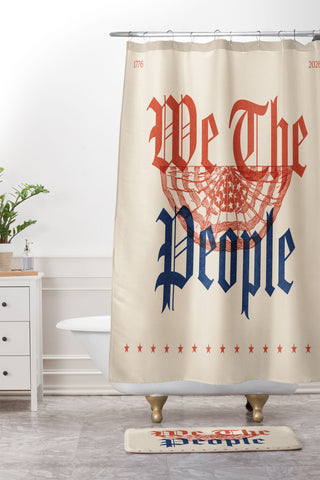 DENY Designs We The People ii Shower Curtain And Mat