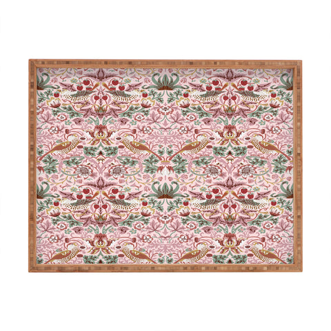 DENY Designs William Morris Strawberry Thief Panel Rectangular Tray