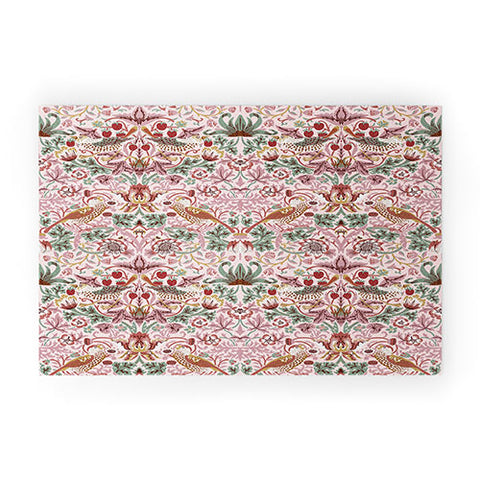 DENY Designs William Morris Strawberry Thief Panel Welcome Mat
